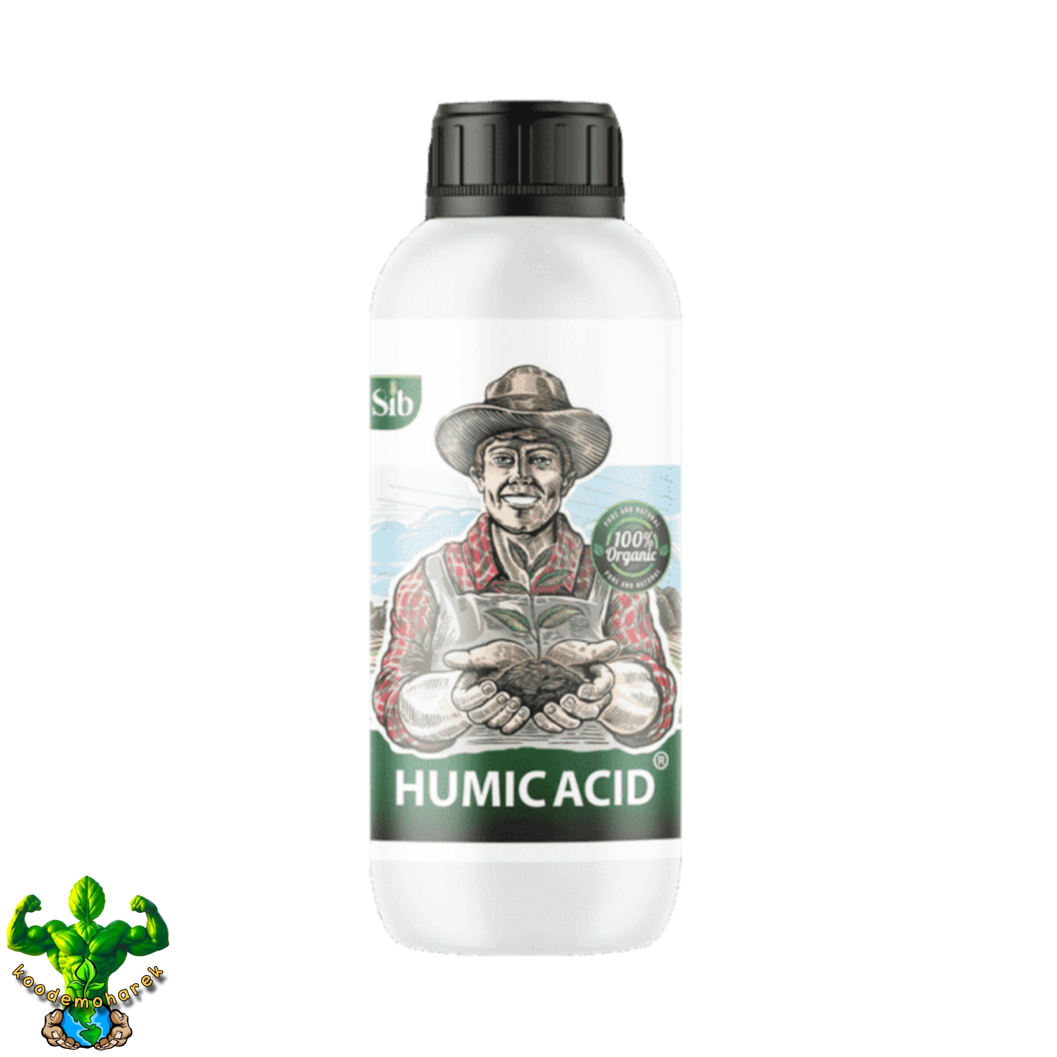 کود مایع هیومیک اسید سبوسیب ۱ لیتری